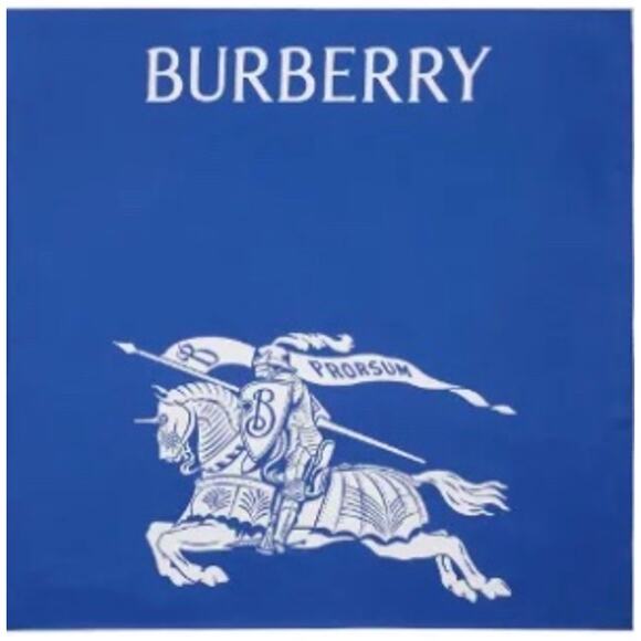 RETAIL $490 Burberry Equestrian Knight silk scarf*90x90*NEW with Tags - Picture 1 of 7